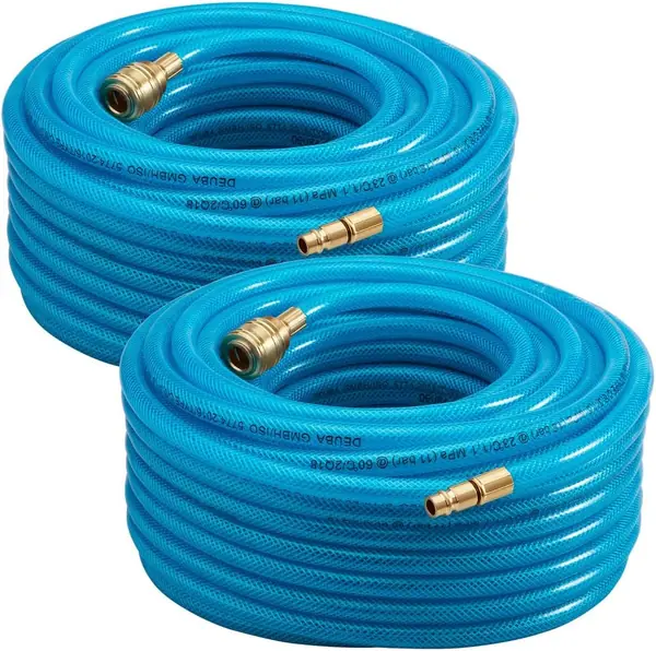 2x MONZANA® Druckluftschlauch 30m PVC…