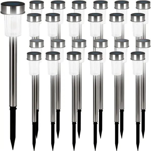 Deuba® Solarlampe für Außen 24er Set LED Wetterfest IP44