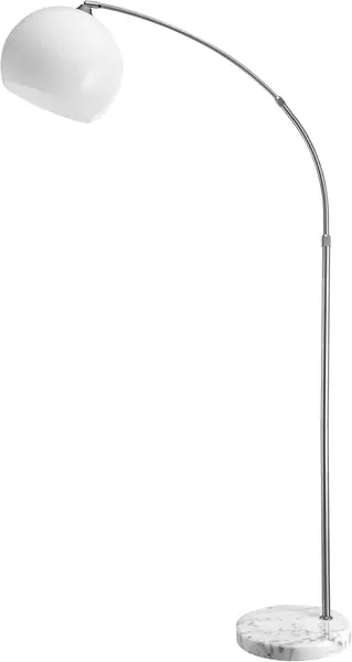 Bogenlampe Marmor 190-210 cm Höhenverstellbar Fußschalter
