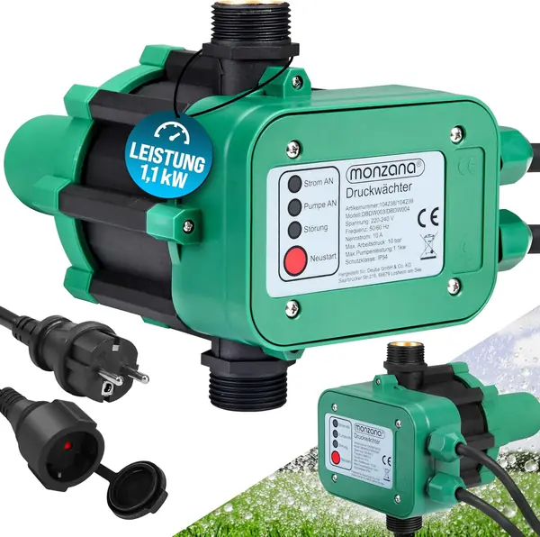Druckschalter Wasserpumpe mit Kabel 10 Bar