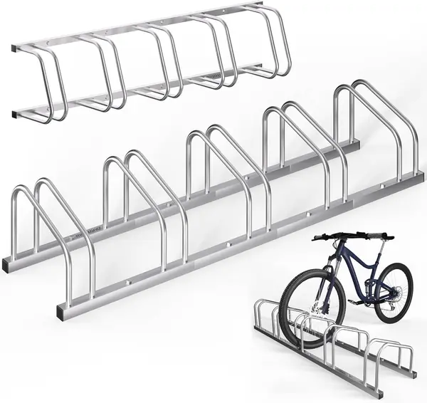 Fahrradständer für 5 Fahrräder 37cm Radabstand 30-65mm