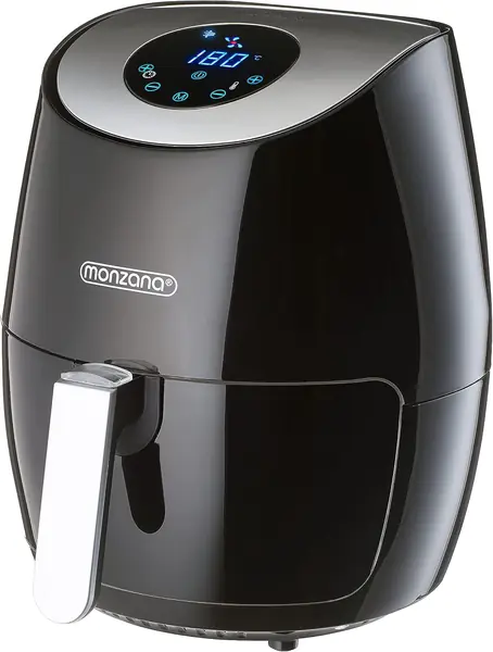 Heißluftfritteuse Friteuse Fritteuse + Rezeptheft 1500W 3