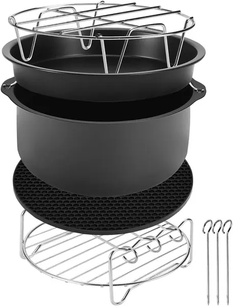 Heißluftfritteuse Zubehör 8tlg. Fritteuse Set inkl.