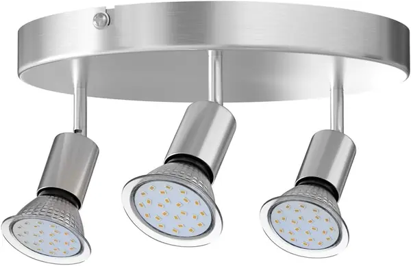 LED Deckenstrahler Spot Lampe 3 flammig rund 9W