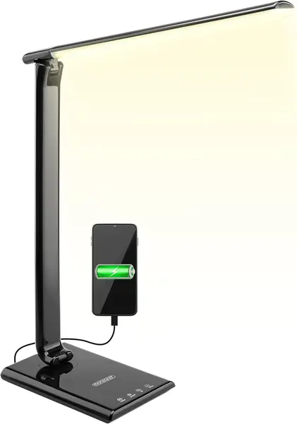 LED Schreibtischlampe USB Anschluss 3 Farb- 5