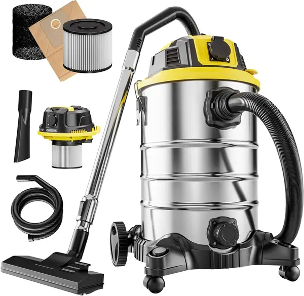 Nass Trockensauger 30L 1200W + 1000W Steckdose