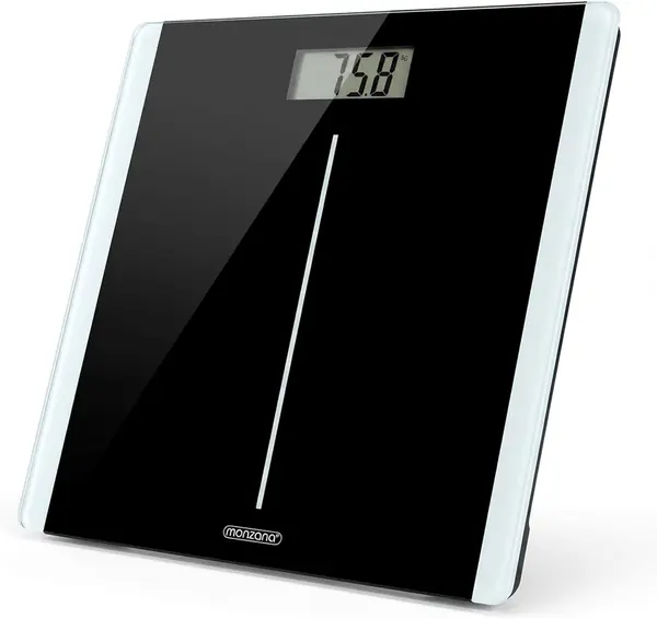 Personenwaage Digital Klare LCD Anzeige Große Trittfläche