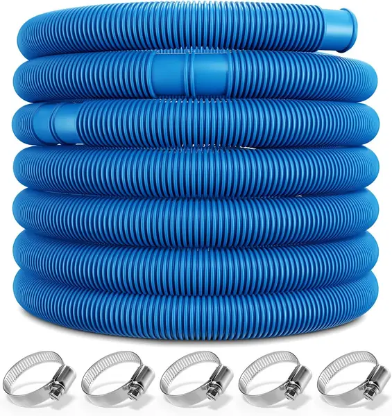 Poolschlauch 14m Ø 38mm flexibel mit Muffen 5X