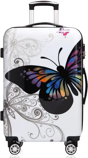 Reisekoffer Hartschalenkoffer Butterfly Hartschale