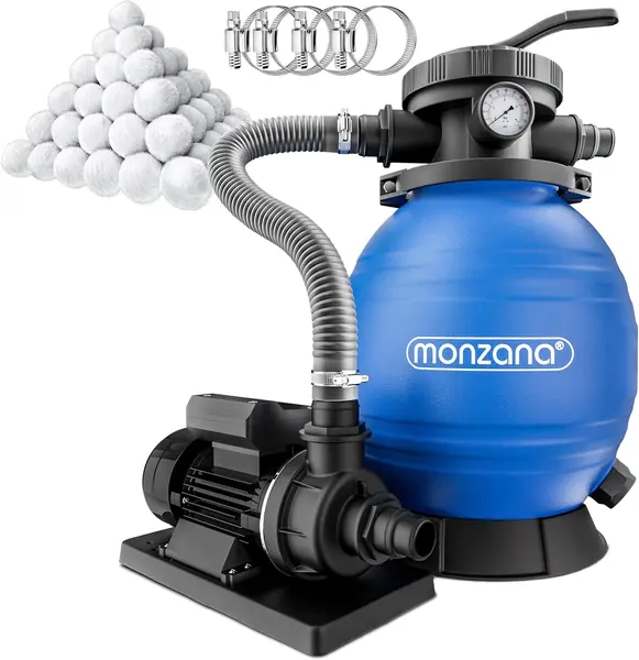 Sandfilteranlage SF102K 10.200 l/h bis 35.000L Pool inkl