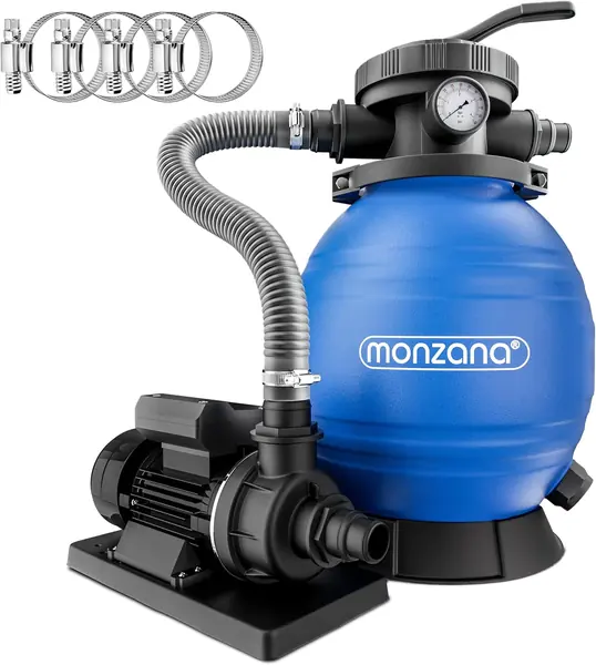 Sandfilteranlage SF12K 10.200L/h bis 35.000L Pool