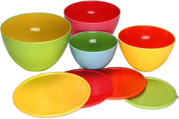 Schüssel mit Deckel 4er Set - Kunststoff BPA-frei