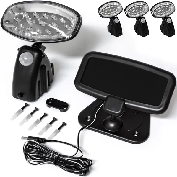 Solarlampe für Außen mit Bewegungsmelder 3er Set LED