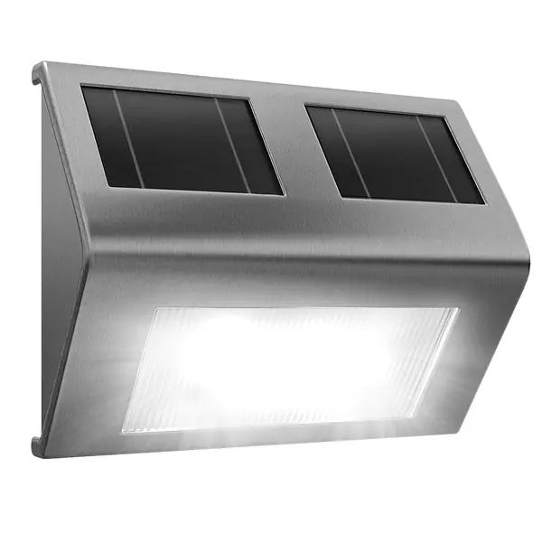 Solarstrahler für Außen Edelstahl IP65 Solar Außenlampe