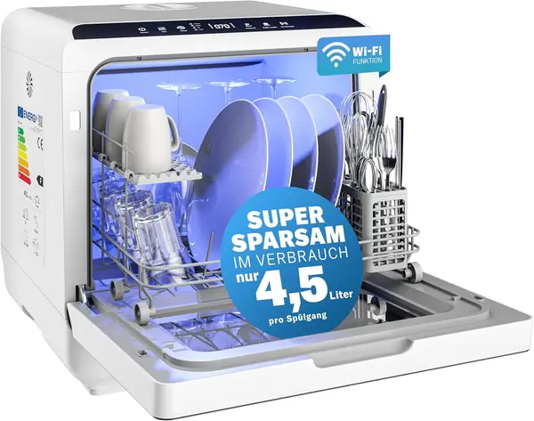 Tischspülmaschine ohne Wasseranschluss App Funktion