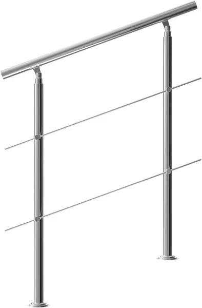 Treppengeländer Edelstahl Pflegeleicht 100cm mit 2
