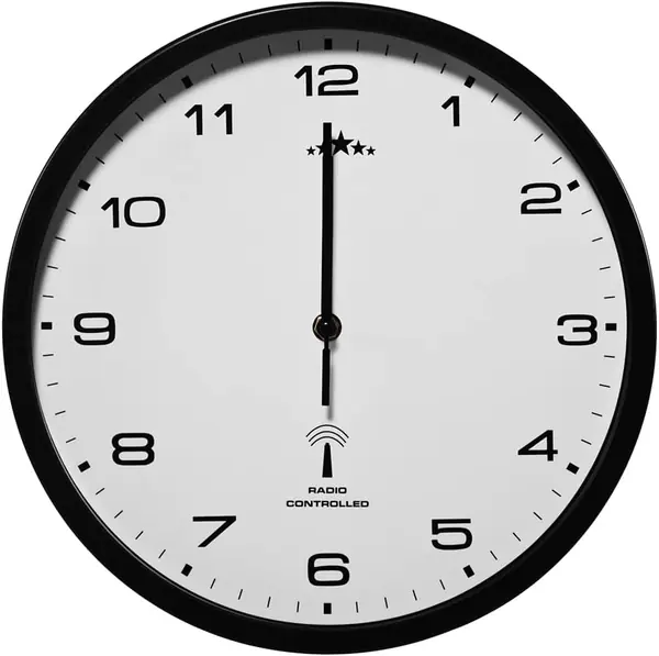 Wanduhr Funk Automatische Zeitumstellung Geräuscharm