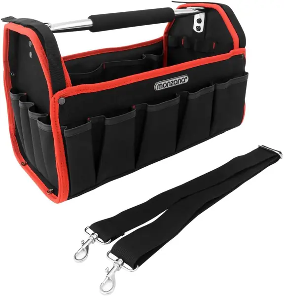 Werkzeugtasche XL 42cm mit verstellbarem Schultergurt
