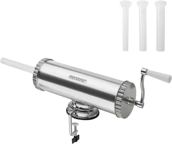 Wurstfüller Aluminium Tischklemme 3 Füllrohre Manuell 2